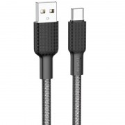 Дата кабель Hoco X69 Jaeger USB to Type-C (1m), Чорний