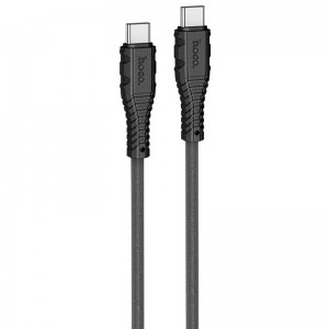 USB кабель Hoco  X67 "Nano" 60W Type-C to Type-C (1m), Black