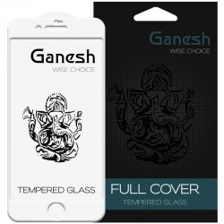 Защитное стекло Ganesh (Full Cover) для Apple iPhone 7 plus / 8 plus (5.5"), Белый