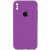 Чохол Silicone Case Square Full Camera Protective (AA) для Apple iPhone XS (5.8"), Фіолетовий / Grape