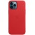Шкіряний чохол Leather Case (AAA) with MagSafe для Apple iPhone 12 Pro Max (6.7"), Red