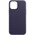 Шкіряний чохол Leather Case (AAA) with MagSafe для Apple iPhone 12 Pro Max (6.7"), Deep Violet