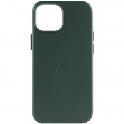 Кожаный чехол Leather Case (AAA) with MagSafe для Apple iPhone 12 Pro/12 (6.1"), Forest Green