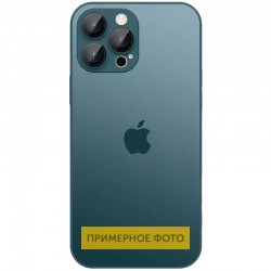 Чохол TPU+Glass Sapphire matte case для Apple iPhone 12 (6.1"), Navy Blue