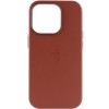 Шкіряний чохол Leather Case (AAA) with MagSafe для Apple iPhone 14 Pro Max (6.7"), Umber