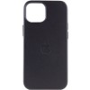 Шкіряний чохол Leather Case (AAA) with MagSafe для Apple iPhone 14 Plus (6.7"), Midnight