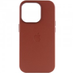 Шкіряний чохол Leather Case (AAA) with MagSafe для Apple iPhone 14 Pro (6.1"), Umber