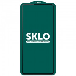 Защитное стекло SKLO 5D (full glue) (тех.пак) для Samsung Galaxy S20 FE, Черный