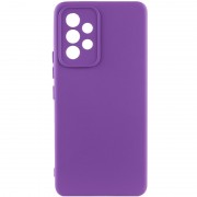 Чехол Silicone Cover Lakshmi Full Camera (A) для Samsung Galaxy A73 5G, Фиолетовый/Purple