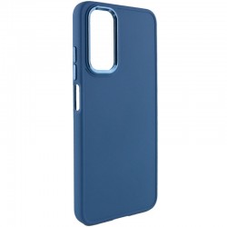 TPU чохол Bonbon Metal Style для Samsung Galaxy A52 4G / A52 5G / A52s, Синій / Denim Blue