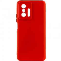 Чохол Silicone Cover Lakshmi Full Camera (A) для Xiaomi 11T / 11T Pro, Червоний / Red