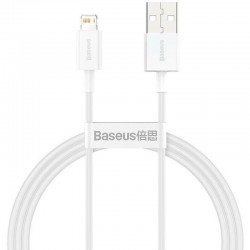Дата кабель Baseus Superior Series Fast Charging Lightning Cable 2.4A (1m) (CALYS-A), Белый