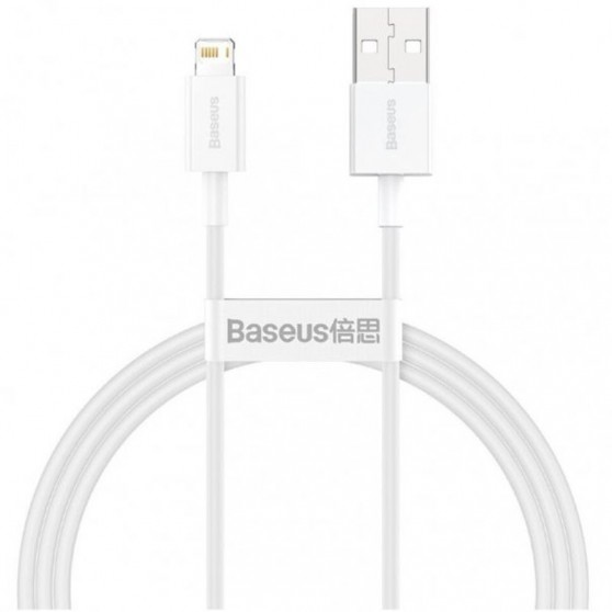 Дата кабель Baseus Superior Series Fast Charging Lightning Cable 2.4A (2m) (CALYS-C), Білий