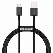 USB кабель Lightning Cable 2.4A (2m) Baseus Superior Series Fast Charging (CALYS-C), Черный