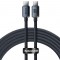 USB дата кабель Baseus Crystal Shine Series Type-C to Type-C 100W (2m) (CAJY00070), Black