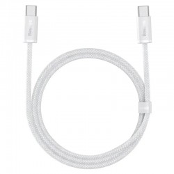 USB кабель Baseus Dynamic Series Type-C to Type-C 100W (1m) (CALD00020), White