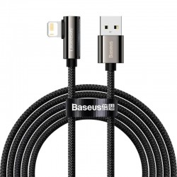 Угловой кабель USB to Lightning 2.4A (1m) Baseus Legend Series Elbow (CALCS-01), Black