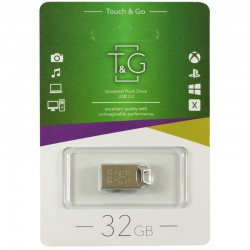 Флеш-драйв USB Flash Drive T&G 110 Metal Series 32GB, Срібний