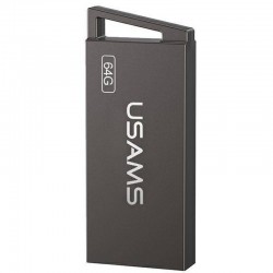 Флеш накопитель USAMS US-ZB207 USB2.0 High Speed Flash Drive 64 Gb, Iron-grey