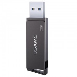 Флеш накопитель USAMS US-ZB197 USB3.0 Rotatable High Speed Flash Drive 128 Gb, Iron-grey
