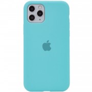 Чехол Silicone Case Full Protective (AA) для Apple iPhone 11 Pro Max (6.5"), Бирюзовый / Marine Green