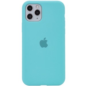 Чохол Silicone Case Full Protective (AA) для Apple iPhone 11 Pro Max (6.5"), Бірюзовий / Marine Green
