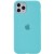 Чехол Silicone Case Full Protective (AA) для Apple iPhone 11 Pro Max (6.5"), Бирюзовый / Marine Green