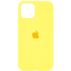 Чохол Silicone Case Full Protective (AA) для Apple iPhone 11 Pro Max (6.5"), Жовтий / Yellow