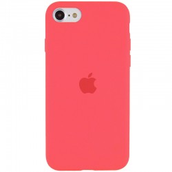 Чохол Silicone Case Full Protective (AA) для iPhone SE 2 / 3 (2020 / 2022) / iPhone 8 / iPhone 7, Кавуновий / Watermelon red