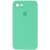 Чехол Silicone Case Square Full Camera Protective (AA) для Apple iPhone SE 2 / 3 (2020 / 2022) / iPhone 8 / iPhone 7, Зеленый / Spearmint