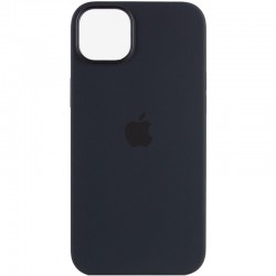 Чохол Silicone case (AAA) full with Magsafe для Apple iPhone 13 Pro Max (6.7"), Чорний / Midnight