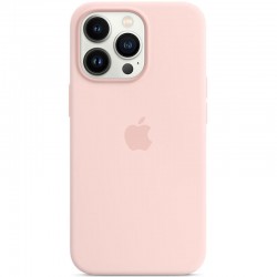 Чохол Silicone Case Full Protective (AA) для Apple iPhone 14 Pro Max (6.7"), Рожевий / Chalk Pink