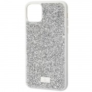 TPU чохол Bling World Rock Diamond для Apple iPhone 13 (6.1"), Срібний