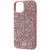 TPU чохол Bling World Rock Diamond для Apple iPhone 13 Pro (6.1"), Рожевий