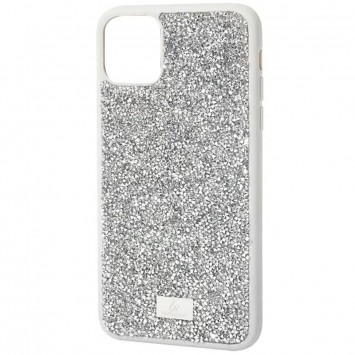 TPU чехол Bling World Rock Diamond для Apple iPhone 14 (6.1"), Серебряный