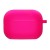 Силіконовий футляр з мікрофіброю для навушників Airpods Pro 2, Рожевий / Barbie pink