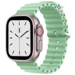 Ремешок Ocean Band для Apple watch 42mm/44mm/45mm/49mm, Зеленый / Pistachio