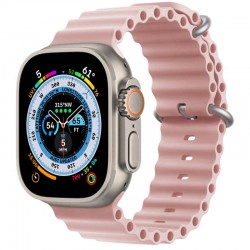 Ремешок Ocean Band для Apple watch 42mm/44mm/45mm/49mm, Розовый / Pink Sand