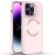 TPU чехол Bonbon Metal Style with MagSafe для Apple iPhone 12 Pro Max (6.7"), Розовый / Light Pink