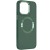 TPU чохол Bonbon Metal Style with MagSafe для Apple iPhone 13 (6.1"), Зелений / Pine green