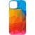 Шкіряний чохол Colour Splash with MagSafe для Apple iPhone 14 Plus (6.7"), Red / Blue