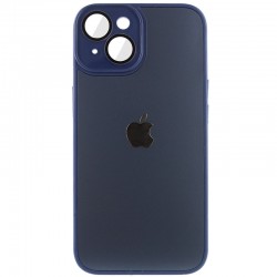 Чехол TPU+Glass Sapphire Midnight для Apple iPhone 13 (6.1"), Синий / Deep navy