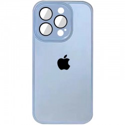 Чехол TPU+Glass Sapphire Midnight для iPhone 13 Pro Max (6.7"), Голубой / Blue