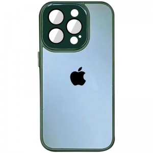 Чохол TPU+Glass Sapphire Midnight для Apple iPhone 13 Pro Max (6.7"), Зелений / Forest green