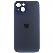 Чохол TPU+Glass Sapphire Midnight для Apple iPhone 14 (6.1"), Синій / Deep navy