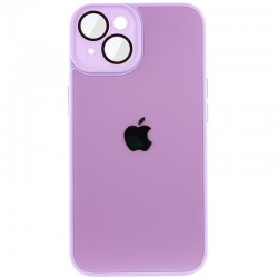 Чехол TPU+Glass Sapphire Midnight для Apple iPhone 14 (6.1"), Сиреневый / Lilac