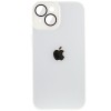 Чохол TPU+Glass Sapphire Midnight для Apple iPhone 14 (6.1"), Білий / White