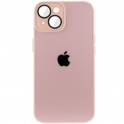 Чехол TPU+Glass Sapphire Midnight для Apple iPhone 14 (6.1"), Розовый / Pink Sand