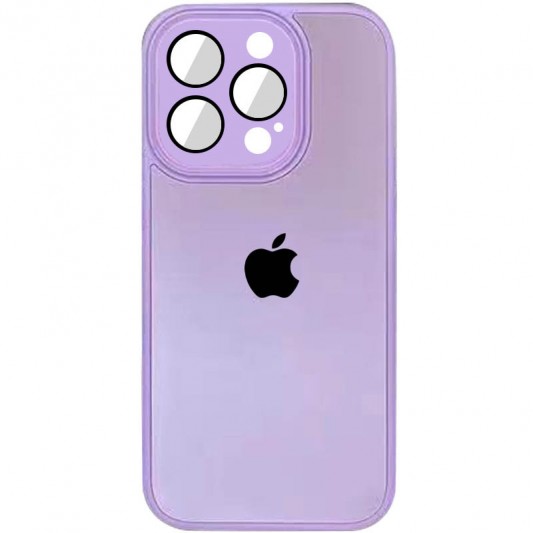 Чохол TPU+Glass Sapphire Midnight для Apple iPhone 12 Pro Max (6.7"), Бузковий / Lilac
