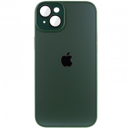 Чехол TPU+Glass Sapphire Midnight для iPhone 14 Plus (6.7"), Зеленый / Forest green
